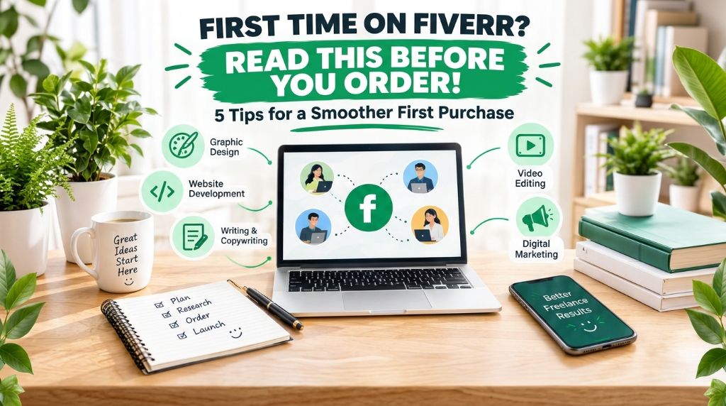 First time on Fiverr? Read this before you order — 5 tips for a smoother first purchase, banner